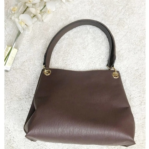 Calvin Klein Brown vegan leather handbag #019 - Picture 10 of 10